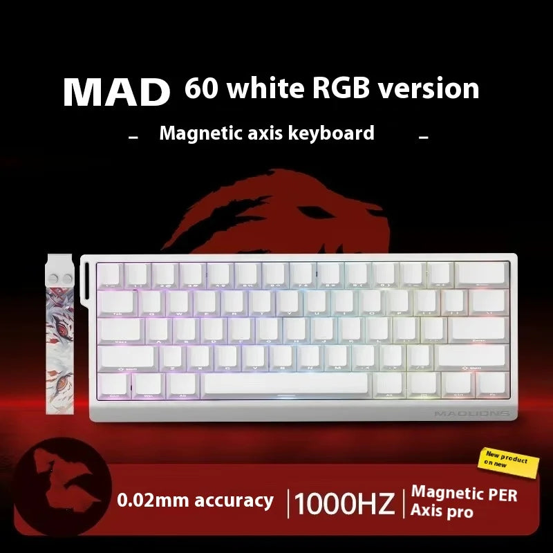 Mechanical Gaming Keyboard with Hot Swap Magnetic Switches