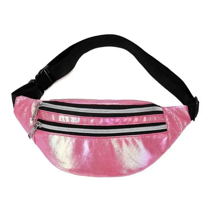 Holographic Fanny Pack Waist Bag For Travel And Beach - Smarsty