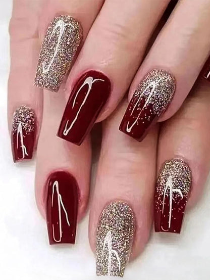Glossy Pink Press On Nails Set for Elegant Style - Smarsty