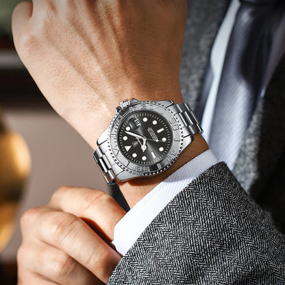 Luxury Waterproof Men's Quartz Watch with Luminous Features - Smarsty