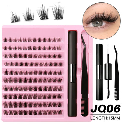 GROINNEYA DIY Lash Extension Kit with Strong Hold Bonds - Smarsty