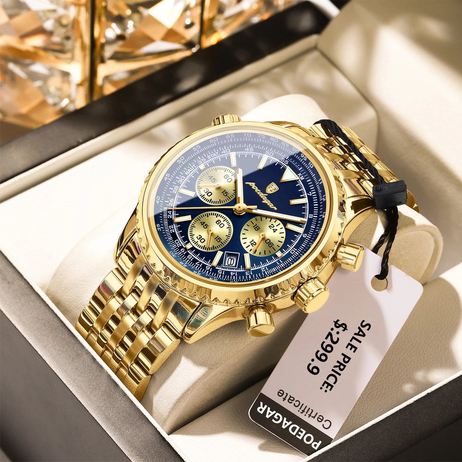 Luxury Waterproof Military Men's Watch with Luminous Features - Smarsty