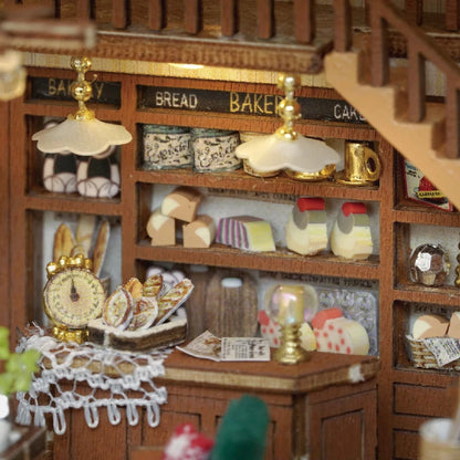 Wooden Miniature Doll House 3D Puzzle Assembly Building Model Kit Small Room Toys Home With Furniture Lighting Wooden Craft Gift