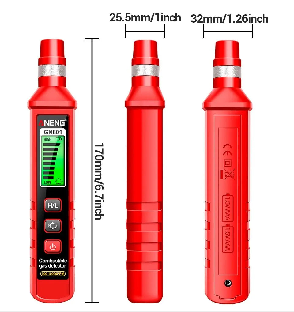 ANENG GN801 Gas Leak Detector with LCD Display - Smarsty