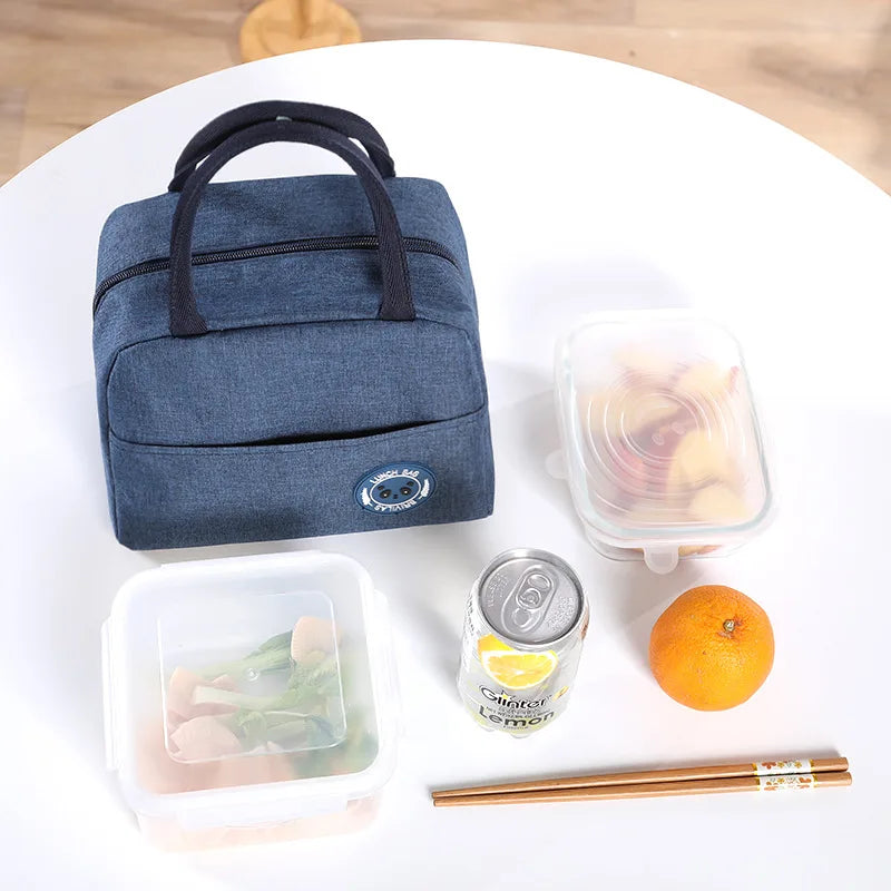 Large Capacity Insulated Bento Lunch Bag For Portable Meals - Smarsty