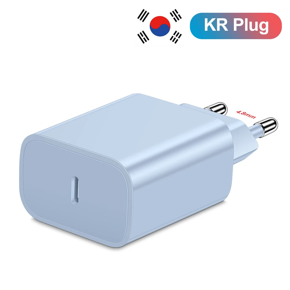 20W USB C PD Charger For iPhone15 GalaxyS23 Fast Charge - Smarsty