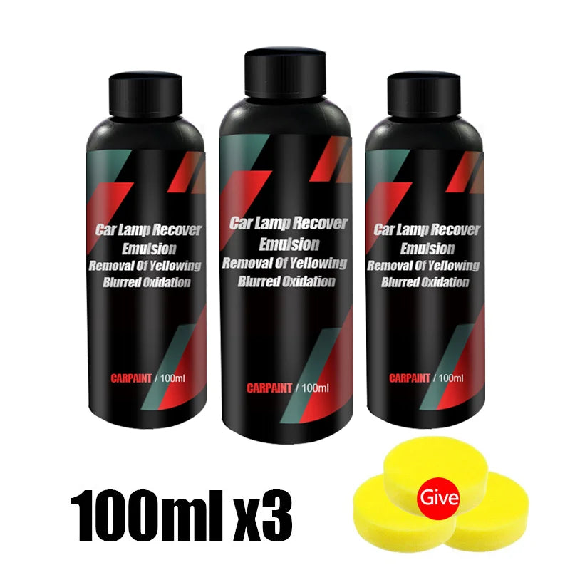 Car Headlight Restoration Polishing Kits Headlamp Repair Kits Car Light Polisher Cleaning Paste Car Paint Care Refurbish Agent - Smarsty