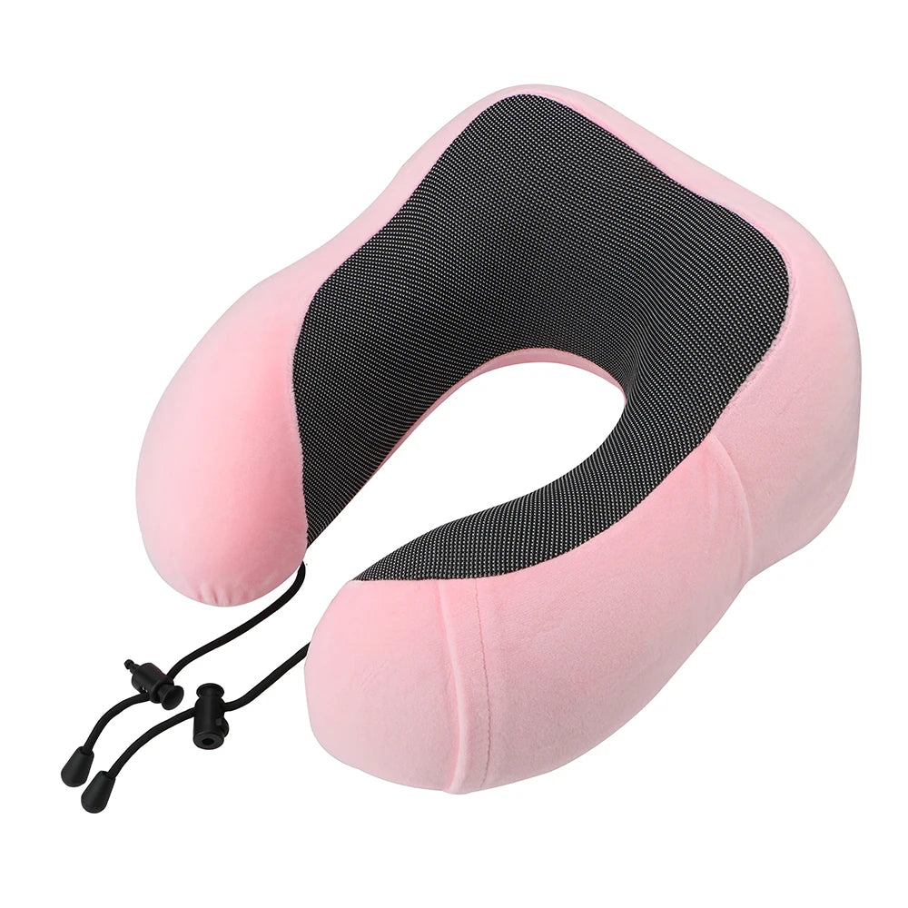 Soft Memory Foam Travel Neck Pillow with U Shape Design - Smarsty