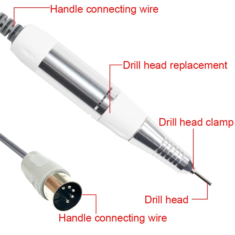 Electric Nail Drill Handpiece for Professional Manicure - Smarsty