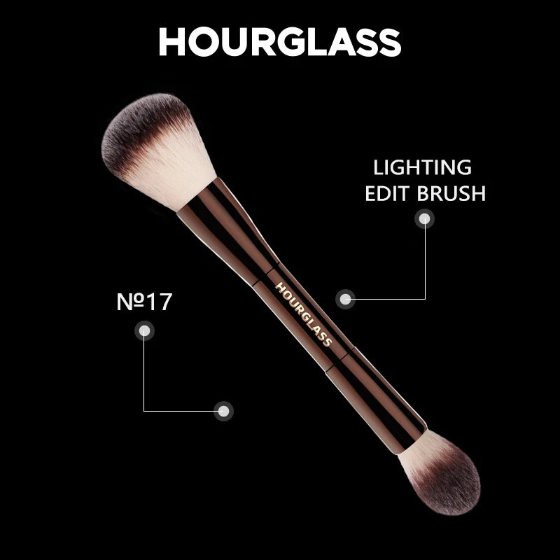Hourglass No 17 Double Head Makeup Brush for Highlighting - Smarsty