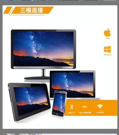 Gasket Mounted Mechanical Keyboard Kit With TFT Screen