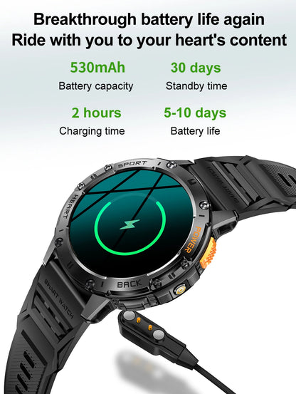 AMOLED Waterproof Smart Watch for Fitness Tracking - Smarsty
