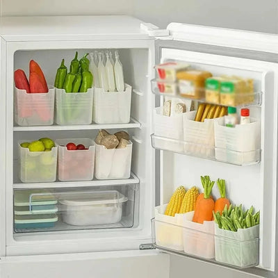 1/5PCS Refrigerator Storage Boxes Food Fresh Organizer Cold Storage Crisper Fruit Spice Food Container Boxes Home Kitchen Boxes by Smarsty