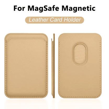 MagSafe Leather Wallet Case With Card Holder For iPhone - Smarsty