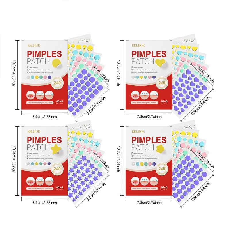 240pcs Star Acne Patches For Effective Spot Treatment - Smarsty