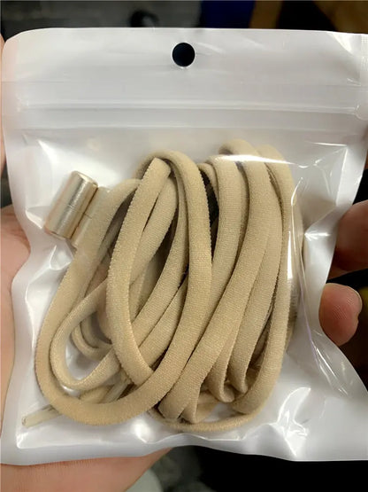 1Pair Elastic Lazy Shoelaces No Tie Shoe Laces Sneakers Flats Shoelaces for Kids Adult Quick Shoelace Fit All Shoes - Smarsty