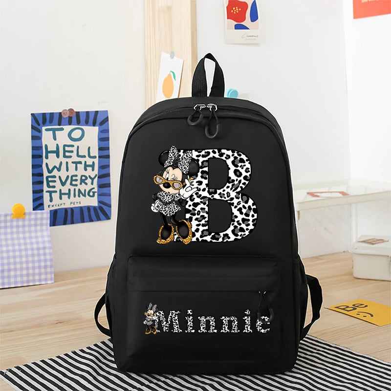 Cartoon Kids Backpack Breathable Canvas School Bag Durable - Smarsty