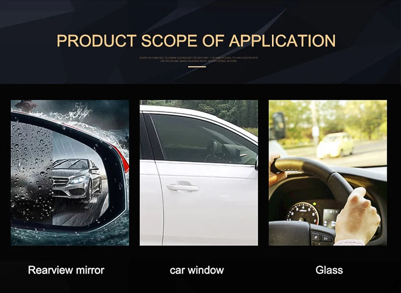 Car Window Anti Fog Spray Liquid Paint Care  Polishe Rainproof Anti-Fog Agent Water Car Care Windshield Glass Auto Accessory - Smarsty