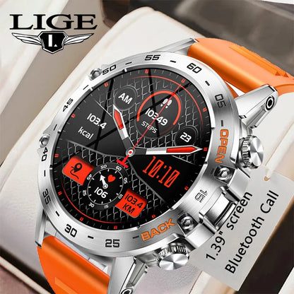 LIGE 1.39 Inch Bluetooth Smart Watch for Men - Smarsty