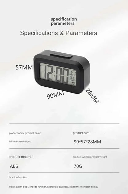 LED Digital Alarm Clock with Calendar Function for Desk - Smarsty