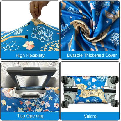 Luggage Cover Suitcase Cover Protector Suitcase For 18-32 Inch Luggage Boot Washable Prevent Scratches Travel Accessories - Smarsty
