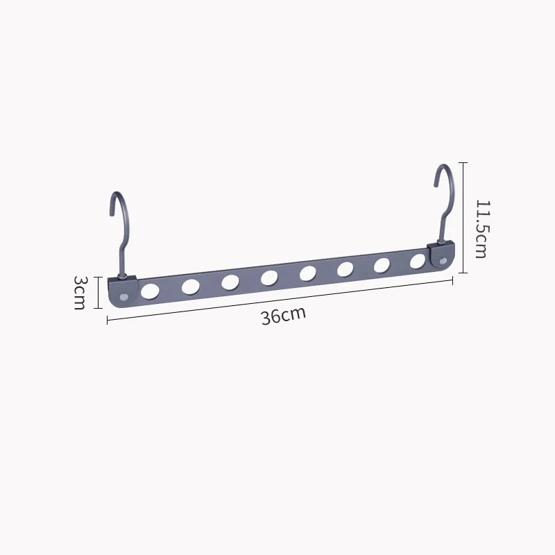 8 Holes Storage Rack for Clothes Hanger Organizer Foldable Rotatable Magic Metal Hangers Storage Rack Wardrobe Space Saver Hook