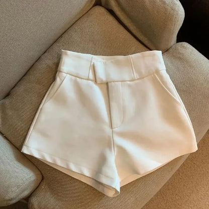 Women Shorts T2 Black Shorts Women Harajuku Elegance High Waisted Shorts A Line Slim Casual Hot Girl Straight Pants Sexy - Smarsty