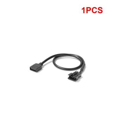 1/2PCS 5V 3 Pin / 12V 4 Pin 30cm Motherboard RGB Adapter Conversion Cable for PC Computer LED Light Strip SM Wire Line
