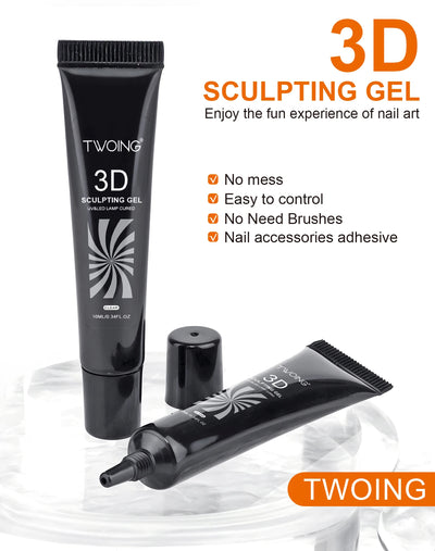 3D Nail Art Gel 10ml for Intricate DIY Designs - Smarsty