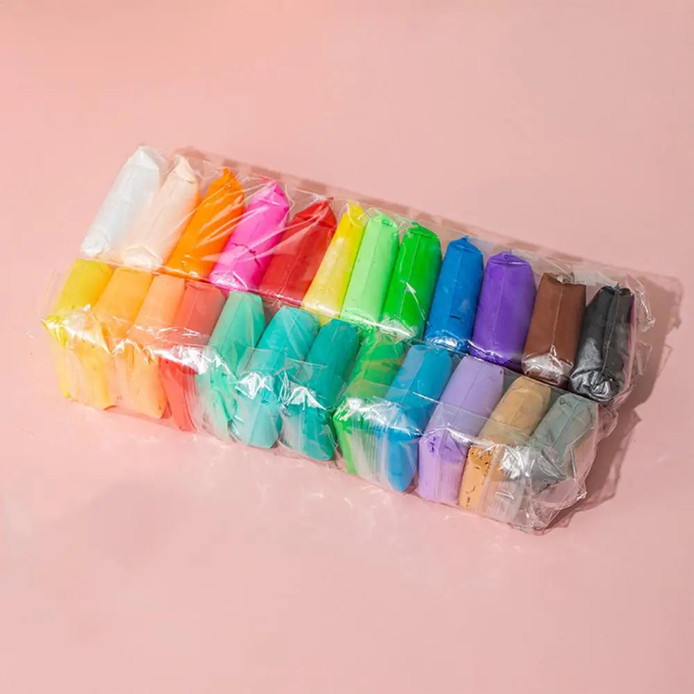 Colored Clay Child Modelling Craft Children Air Dry Clay With Hand Tools Stimulate Kids Early Learning Activities Interactive - Smarsty