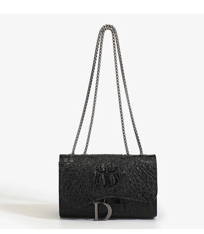 Luxurious Women's Sequined Crossbody Handbag With Chains - Smarsty