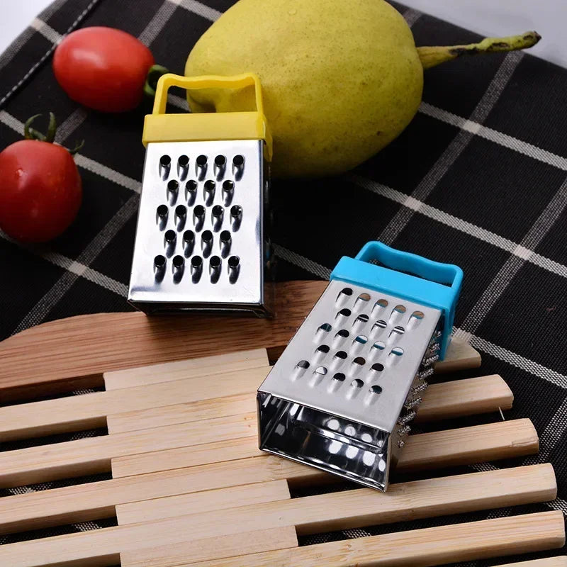 Mini Stainless Steel Four-Sided Cucumber Grater Fruit Planer Cheese Slicers Carrot Vegetables Cutter Home Smart Kitchen Gadgets