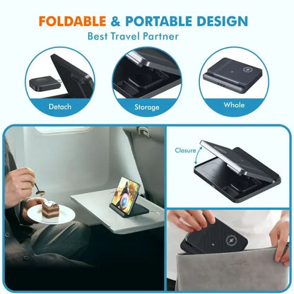 3 In 1 Wireless Charger Stand With Fast Charging Dock - Smarsty