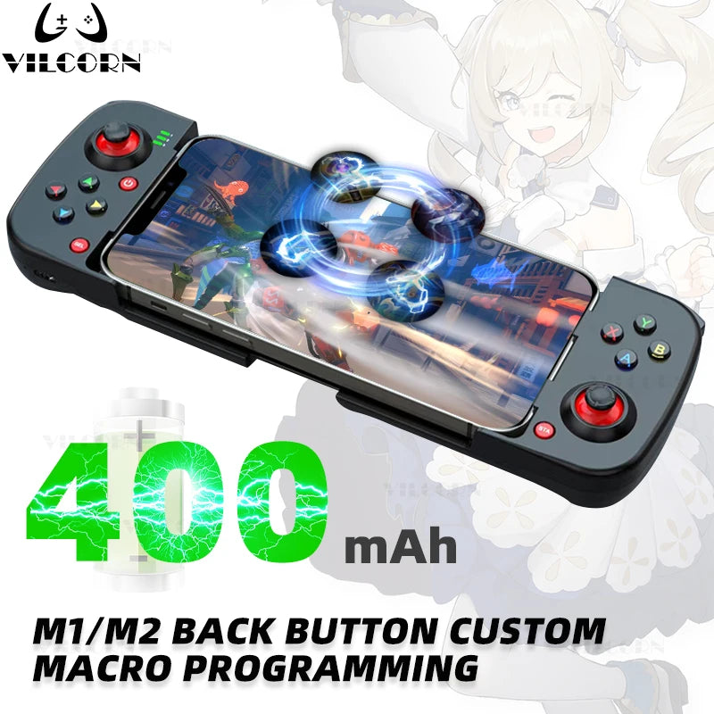 Bluetooth Game Controller with Long Battery Life for PC and Mobile - Smarsty