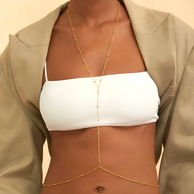 Adjustable Gold Belly Chain for Women Body Jewelry - Smarsty