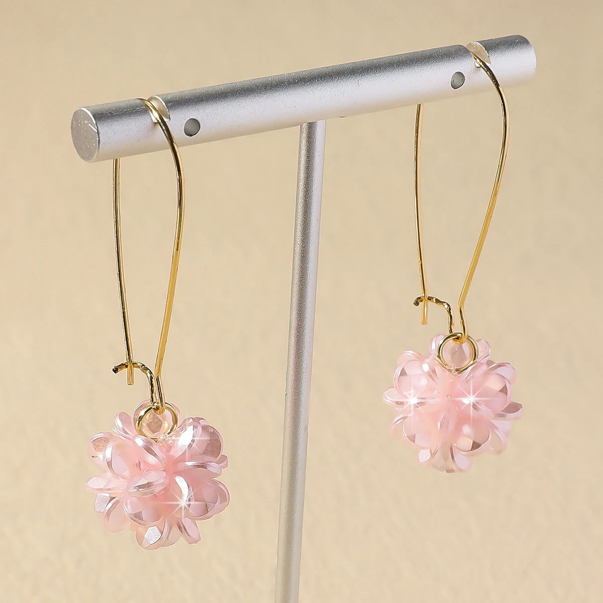 Versatile Pearl Petal Ball Earrings For Women Fashion Set - Smarsty