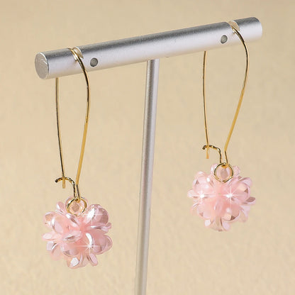 Versatile Pearl Petal Ball Earrings For Women Fashion Set - Smarsty