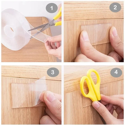 3M Nano Double Sided Tape Waterproof Reusable Adhesive - Smarsty