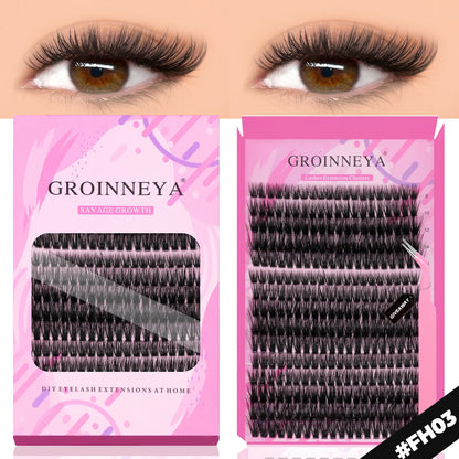DIY Faux Mink Eyelash Extension Kit with Bond and Seal - Smarsty