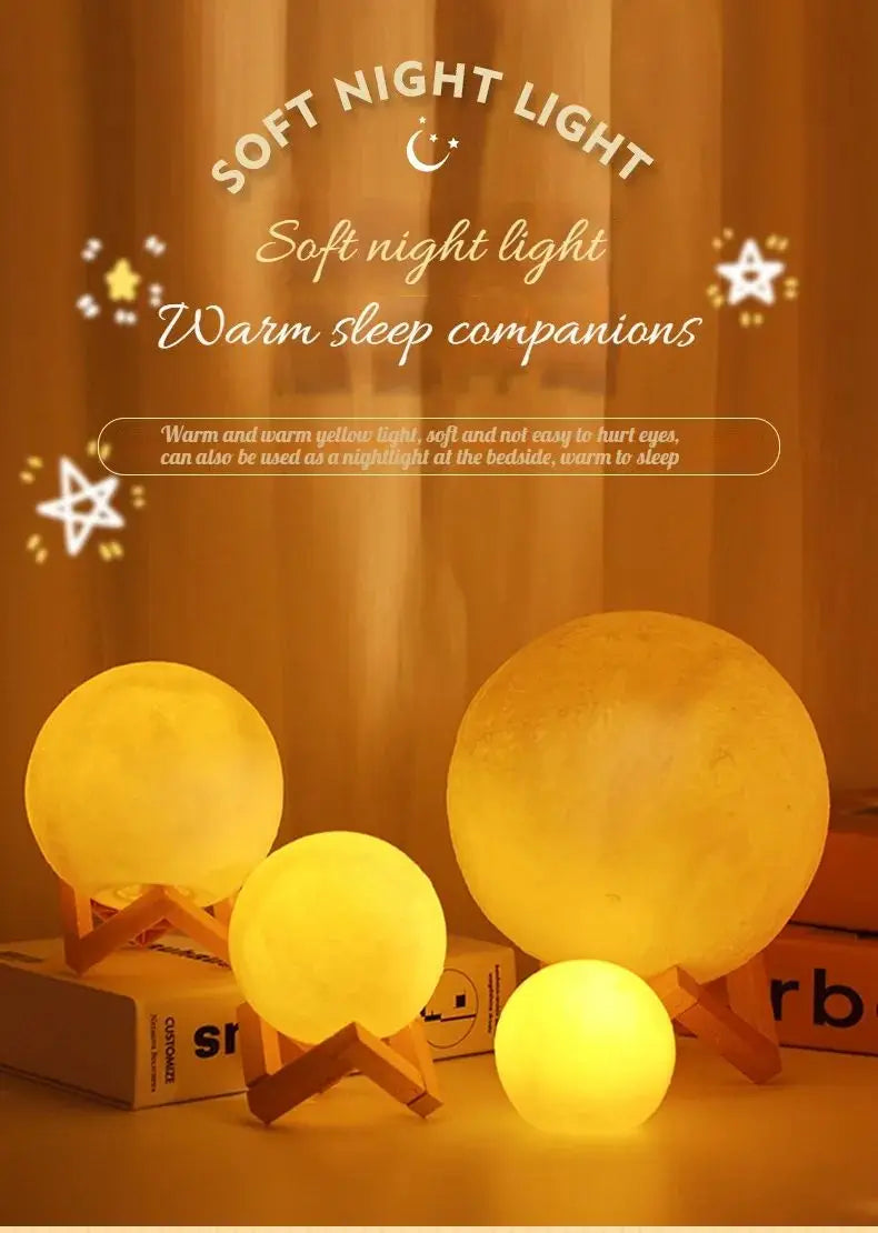 Romantic Moon Light Night Lamp for Cozy Atmosphere - Smarsty