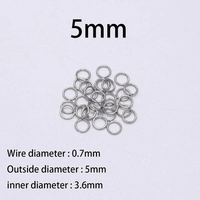 Stainless Steel Jump Rings Set For DIY Jewelry Making - Smarsty