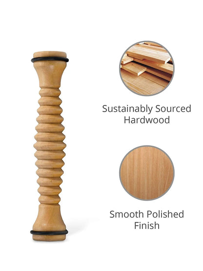 Wooden Foot Roller Massager for Stress Relief - Smarsty