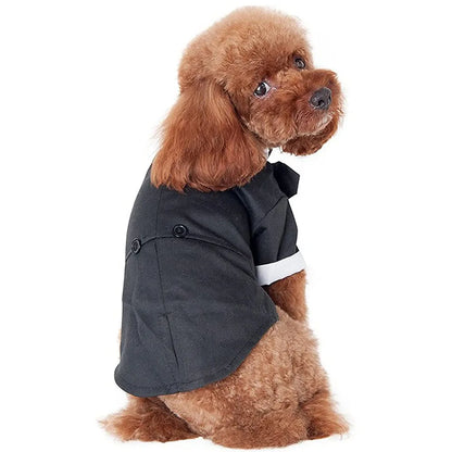 Elegant Dog Tuxedo Suit for Weddings and Parties - Smarsty