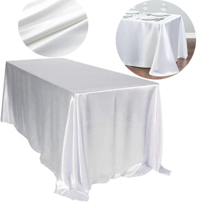 Rectangle Satin Tablecloth for Elegant Wedding Decor - Smarsty