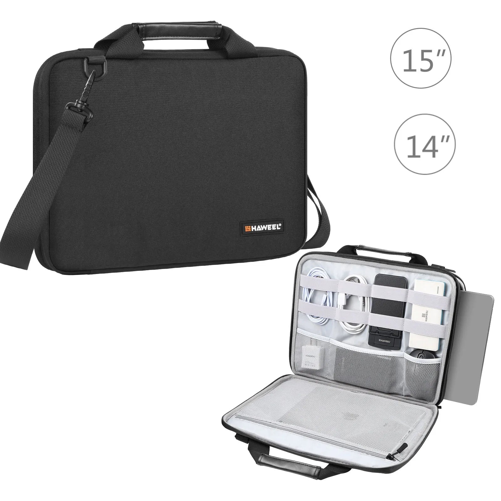 Crossbody Laptop Bag 13 To 16 Inch Durable Nylon Case