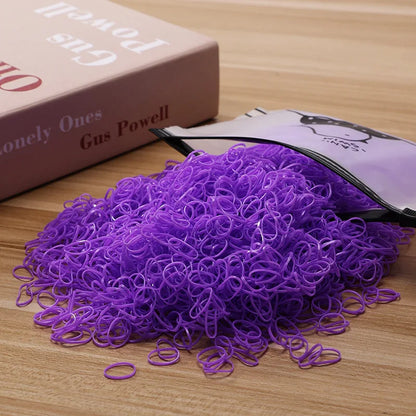Colorful Kids Hair Ties Ponytail Bands Gentle Non Slip - Smarsty