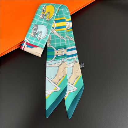 Silk Summer Scarf for Women Lightweight Neckwear - Smarsty