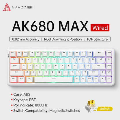 Magnetic Switch 60 Percent Mechanical Keyboard For Gaming