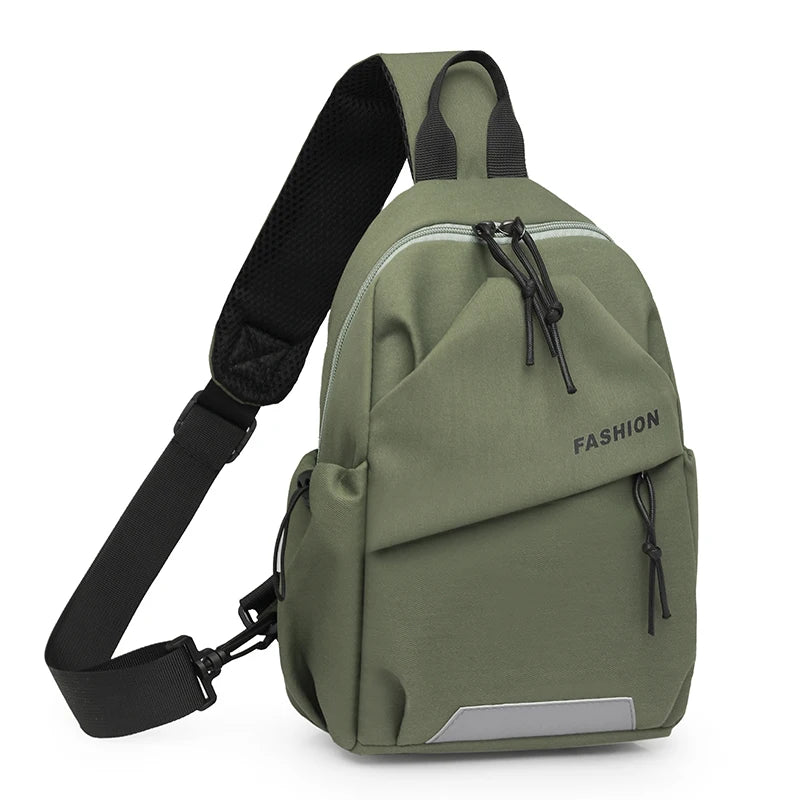 Nylon Messenger Bag With Adjustable Strap For Outdoor Use - Smarsty