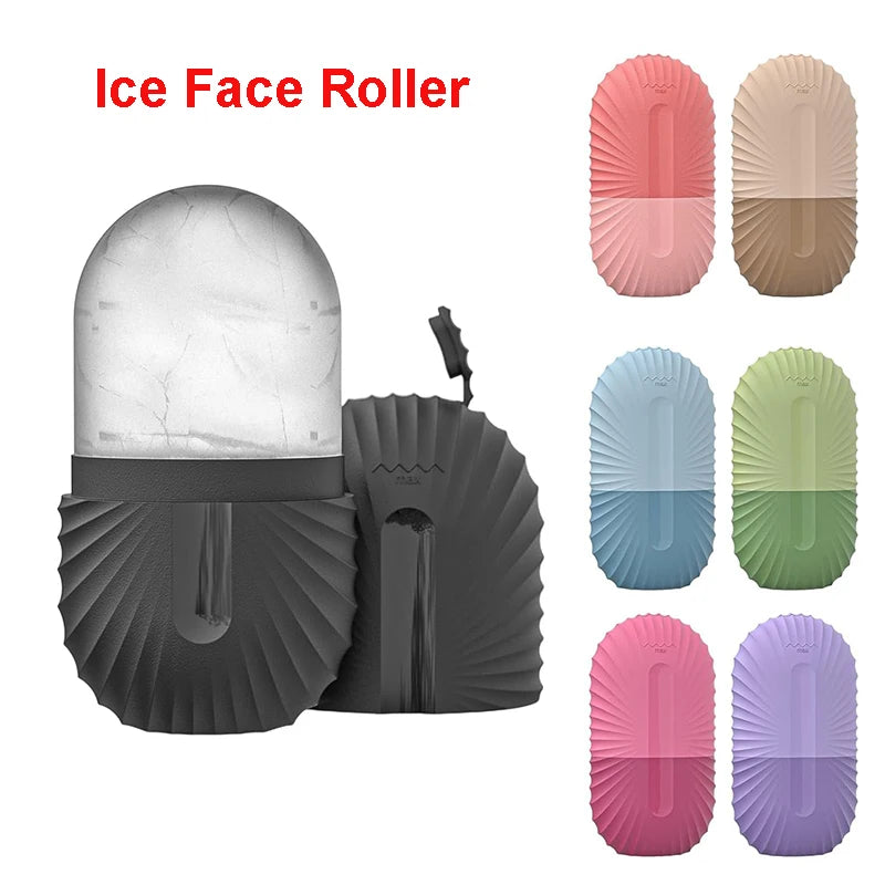 Silicone Ice Face Roller for Pore Reduction and Eye Puffiness - Smarsty